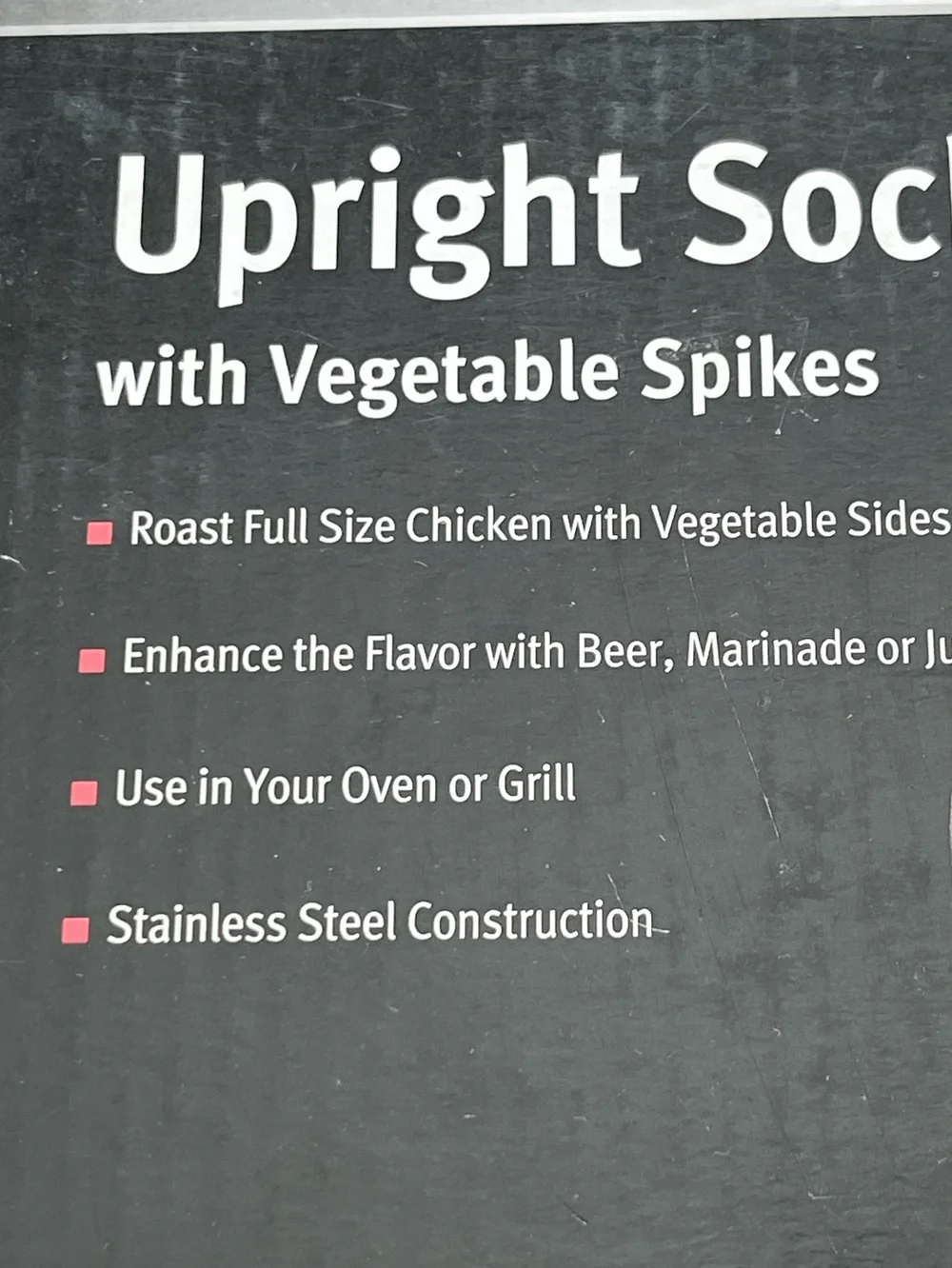 Snap-on Tools Upright Socket Beer Can Chicken Roasting Pan With Veg Spikes: New!
